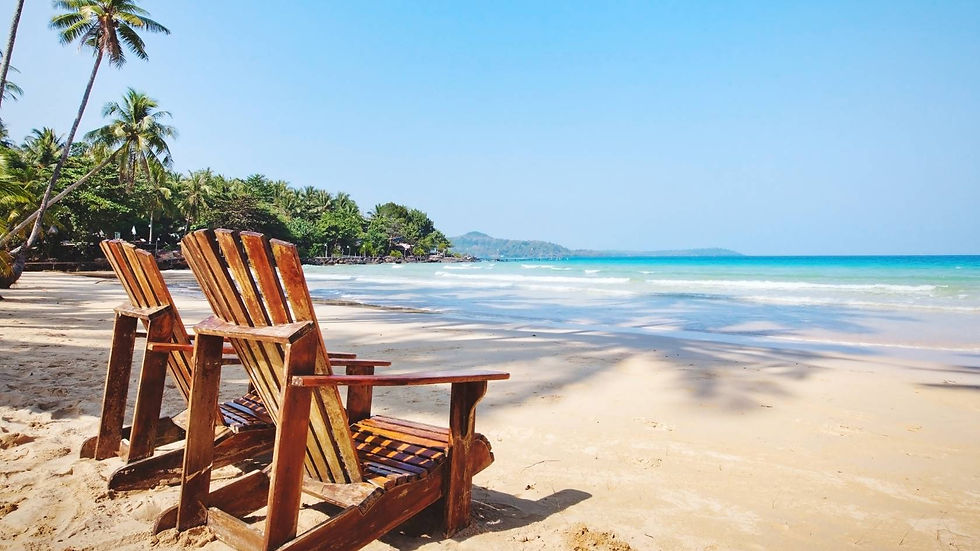 holiday at the beach