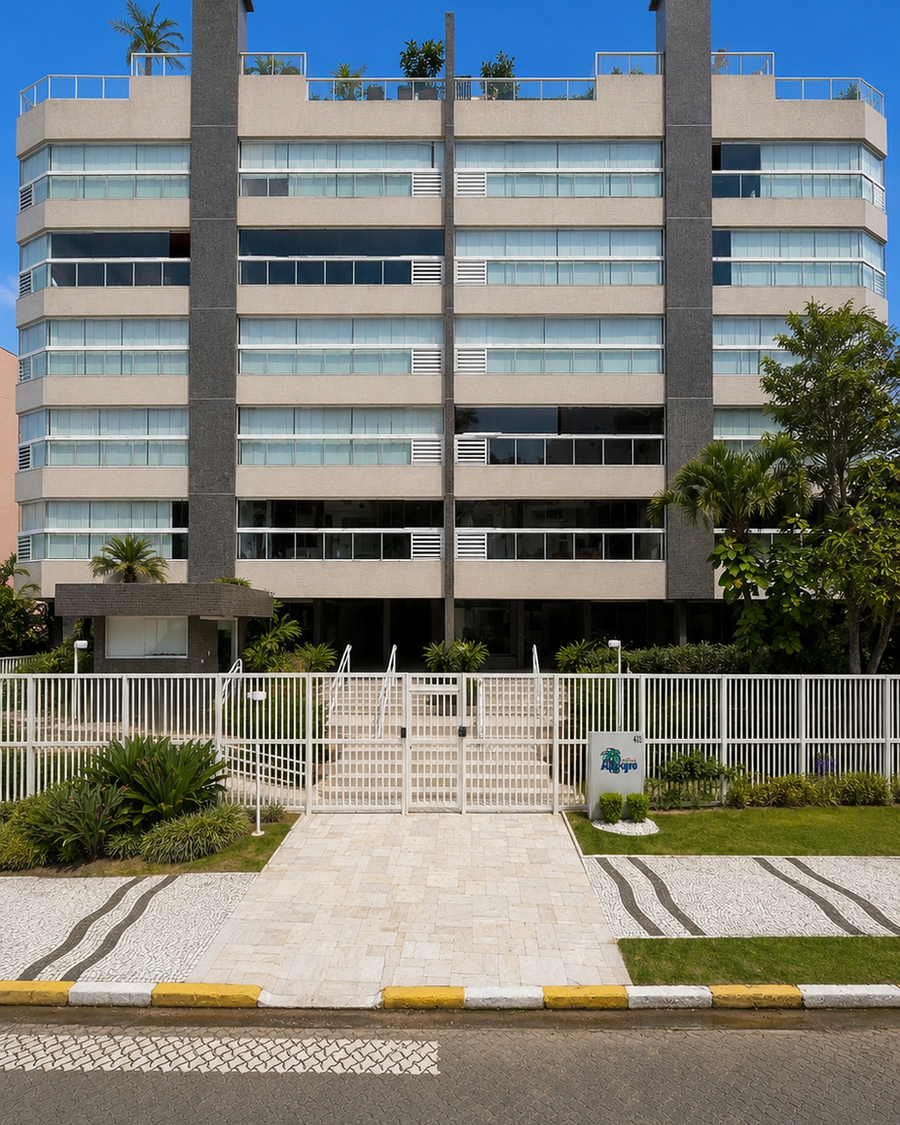 Fachada do Edifício Allegro, Módulo 02, Riviera de São Lourenço, Bertioga