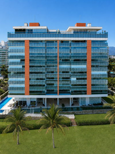 Fachada do Edifício Belvedere, Módulo 08, Riviera de São Lourenço