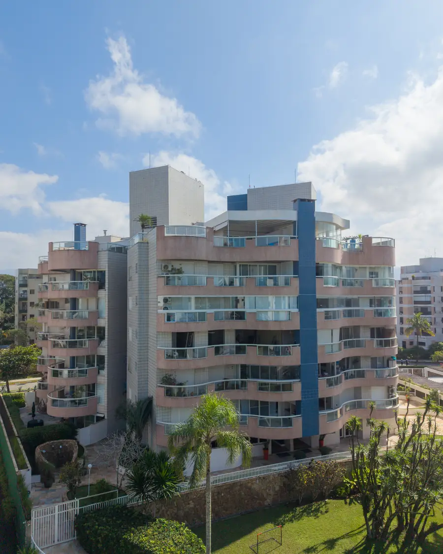 Fachada do Edifício Caracol, Módulo 04, Riviera de São Lourenço, Bertioga