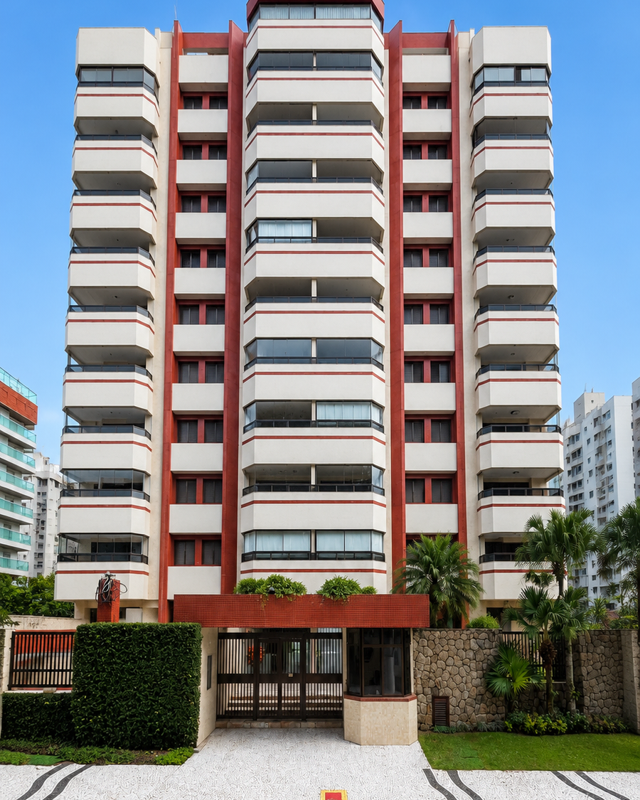 Fachada do Edifício Velas da Riviera, Módulo 03, Riviera de São Lourenço, Bertioga