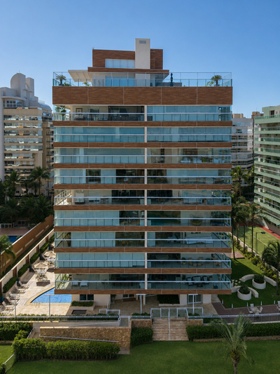 Fachada do Edifício Biarritz, Módulo 08, Riviera de São Lourenço