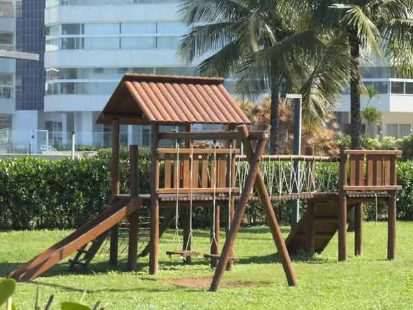 Jardim compartilhado (PI) do Módulo 07 da Riviera de São Lourenço, usado pelo Edifício Eco Beach