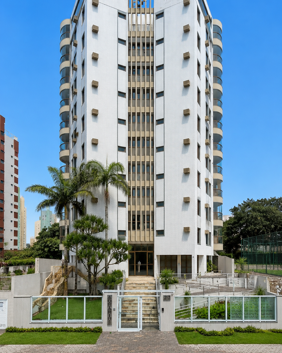 Fachada do Edifício Aquarius, Módulo 03, Riviera de São Lourenço, Bertioga