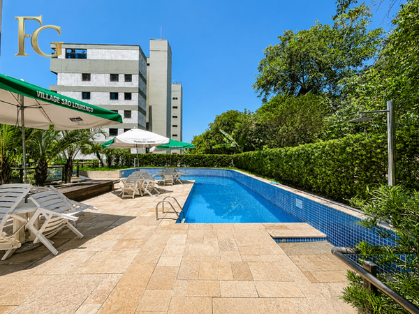 Área de lazer do Edifício Villagio São Lourenço, Módulo 04, Riviera de São Lourenço — foto 1