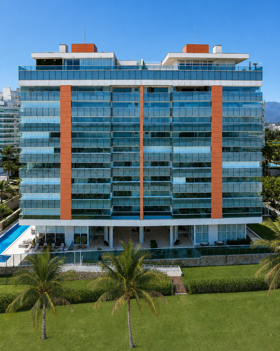 Fachada do Edifício Belvedere, Módulo 08, Riviera de São Lourenço, Bertioga