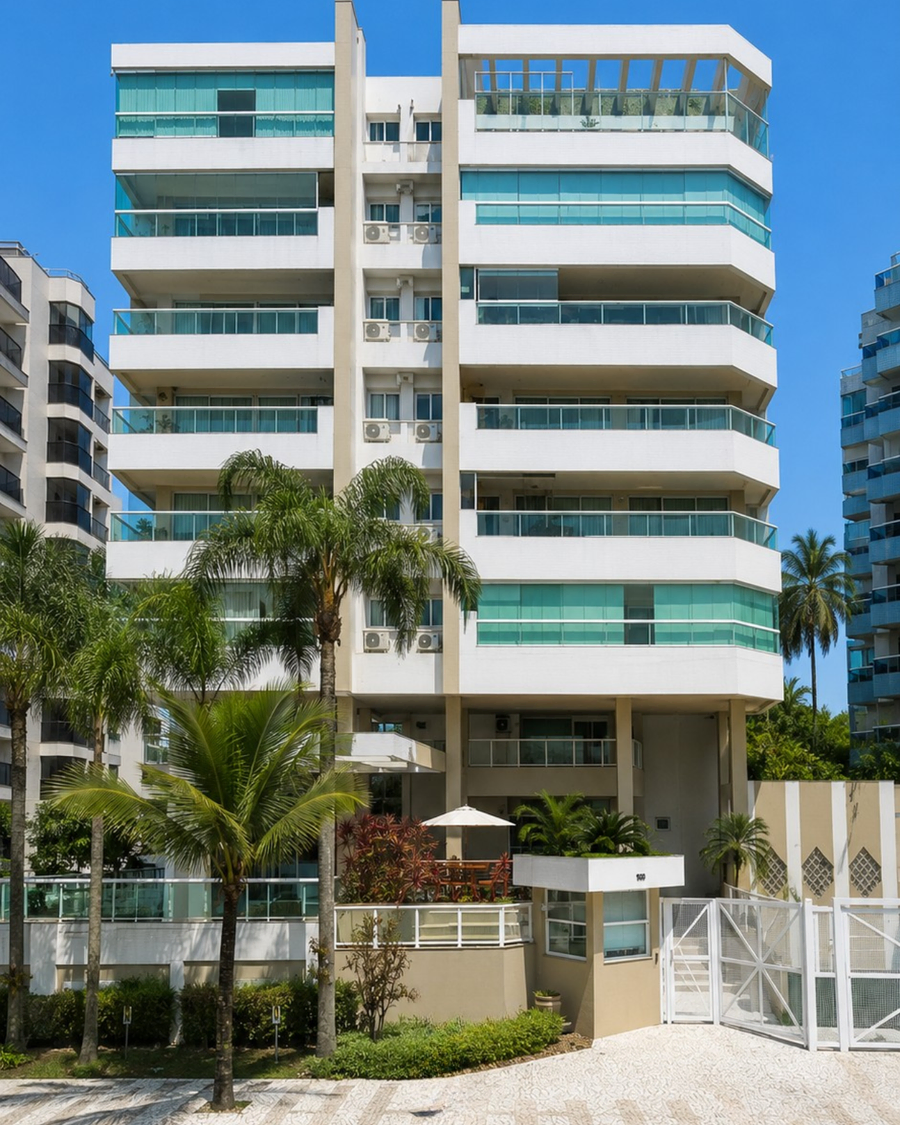 Fachada do Edifício Ilha de Venezia, Módulo 02, Riviera de São Lourenço, Bertioga