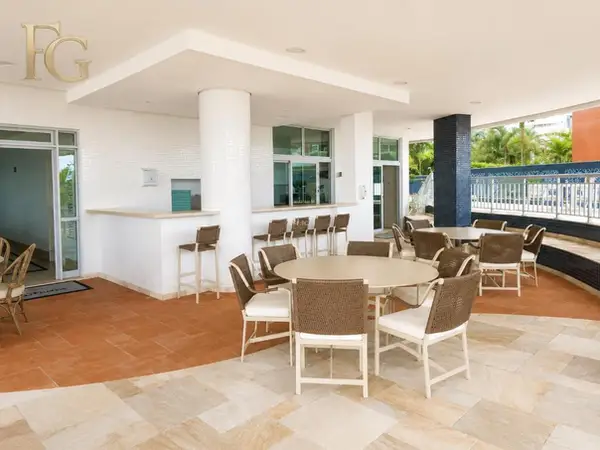 Área de lazer do Edifício Cap Ferrat, Módulo 02, Riviera de São Lourenço — foto 7