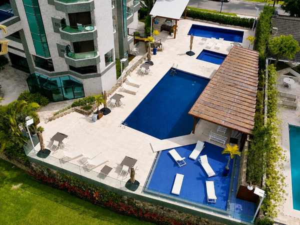 Área de lazer do Edifício Golden Coast, Módulo 06, Riviera de São Lourenço — foto 1