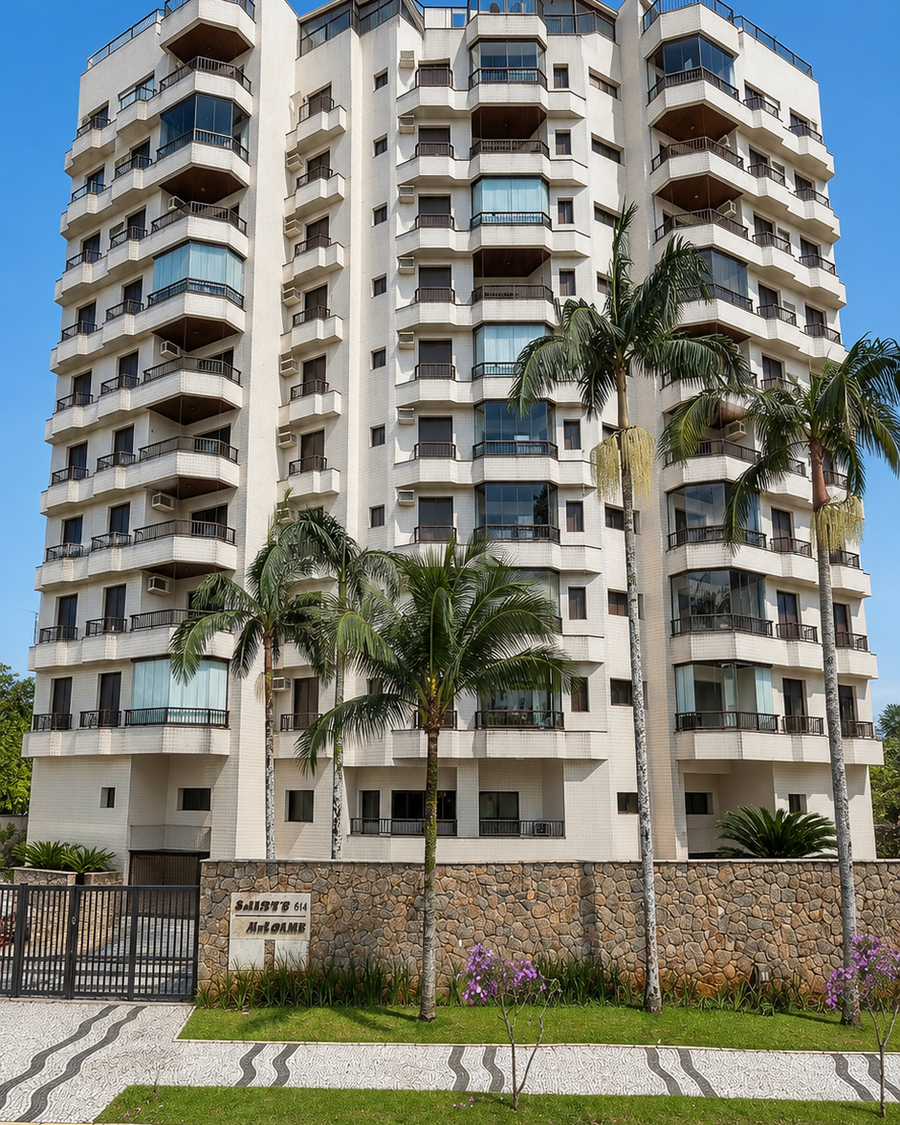 Fachada do Edifício Saint Maxime, Módulo 03, Riviera de São Lourenço, Bertioga