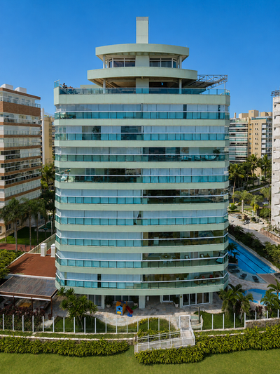Fachada do Edifício Casa Grande, Módulo 08, Riviera de São Lourenço