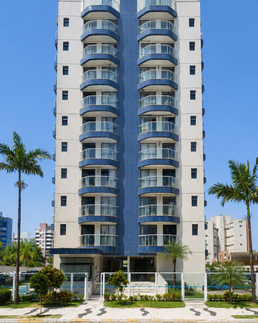Fachada do Edifício Indian, Módulo 06, Riviera de São Lourenço, Bertioga