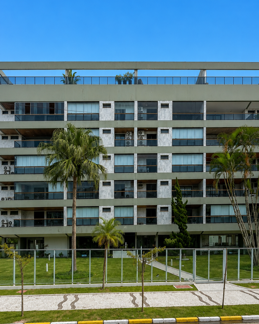 Fachada do Edifício Costa Azul, Módulo 04, Riviera de São Lourenço, Bertioga