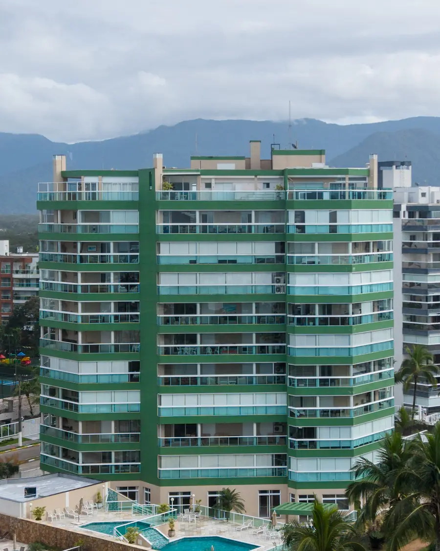 Fachada do Edifício Varandas da Riviera, Módulo 03, Riviera de São Lourenço, Bertioga