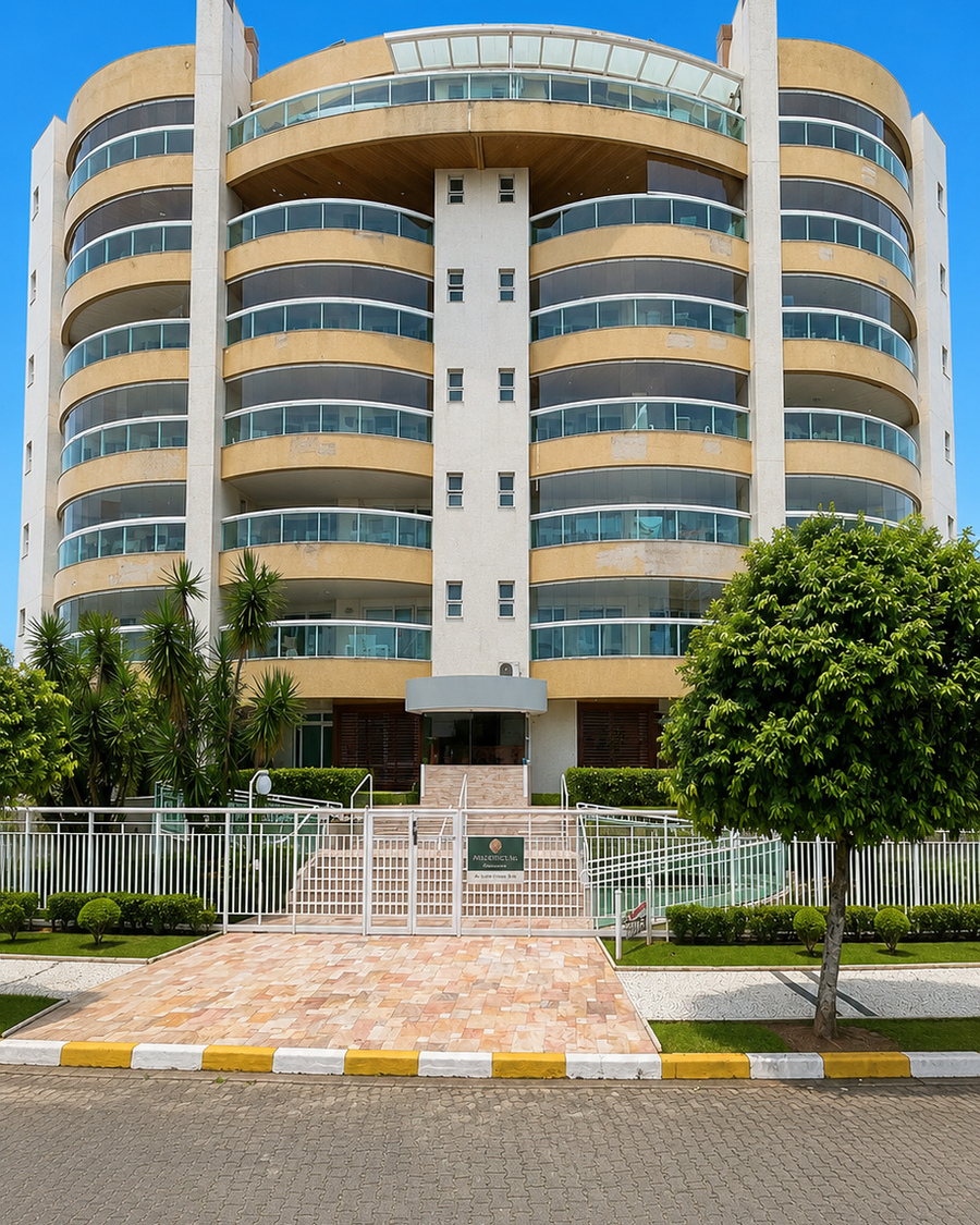 Fachada do Edifício Ibiza, Módulo 02, Riviera de São Lourenço, Bertioga