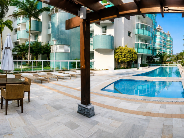 Área de lazer do Edifício Casa Blanca, Módulo 07, Riviera de São Lourenço — foto 3