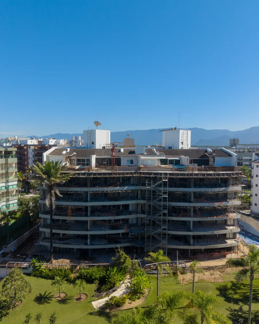 Fachada do Edifício New Port, Módulo 04, Riviera de São Lourenço, Bertioga