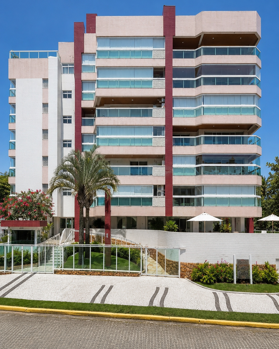 Fachada do Edifício Porto de Galles, Módulo 02, Riviera de São Lourenço, Bertioga