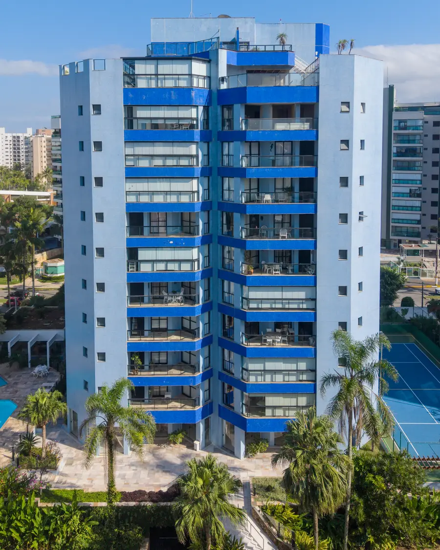 Fachada do Edifício Riviera Beach, Módulo 06, Riviera de São Lourenço, Bertioga