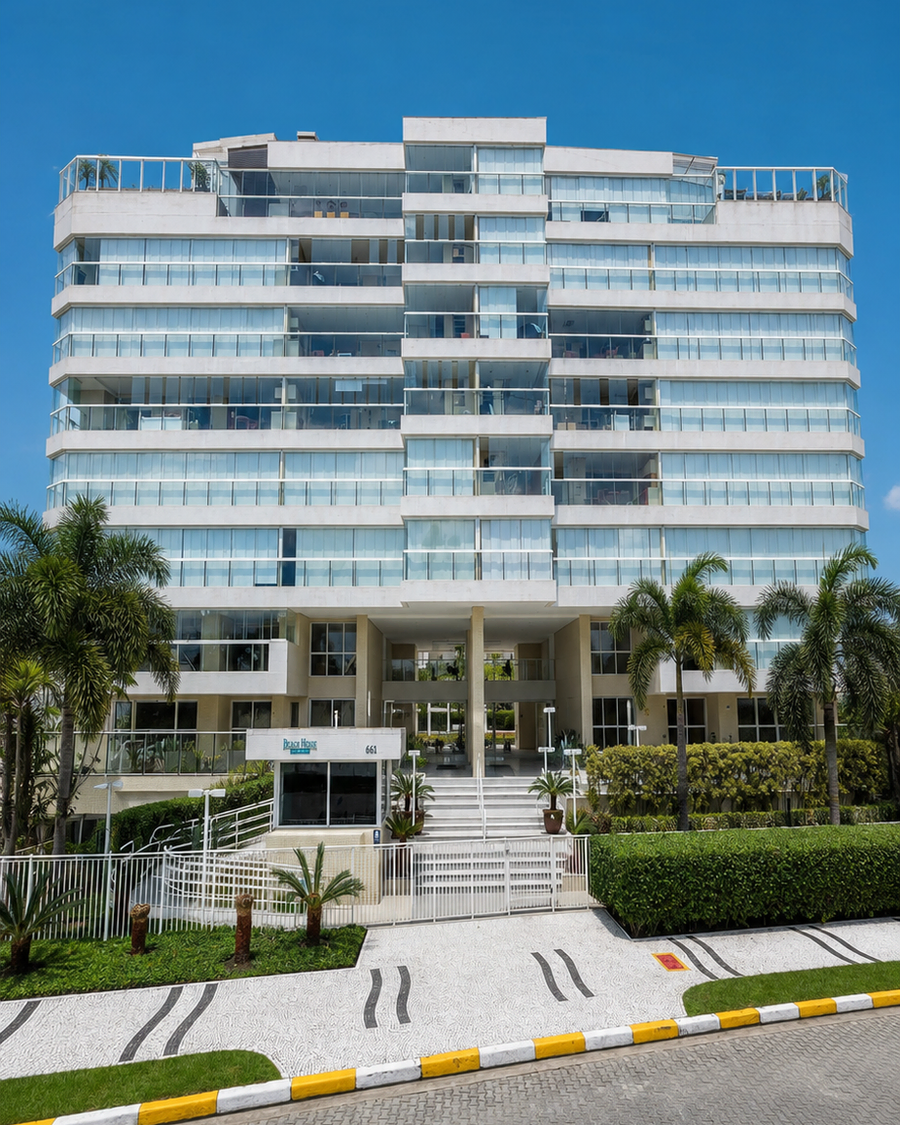 Fachada do Edifício Beach House, Módulo 02, Riviera de São Lourenço, Bertioga