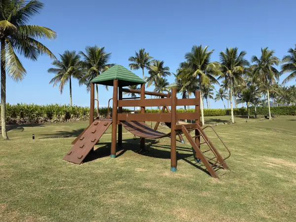 Jardim compartilhado (PI) do Módulo 06 da Riviera de São Lourenço, usado pelo Edifício Itaperubá