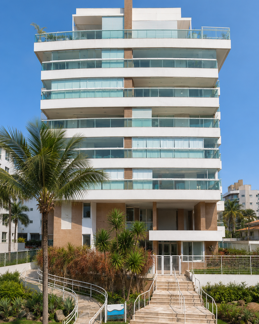 Fachada do Edifício Via Del Mare, Módulo 02, Riviera de São Lourenço, Bertioga