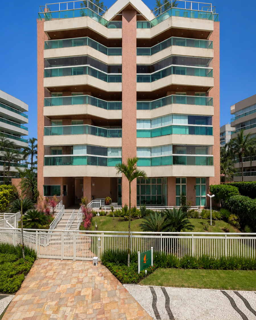 Fachada do Edifício Carmel, Módulo 02, Riviera de São Lourenço, Bertioga