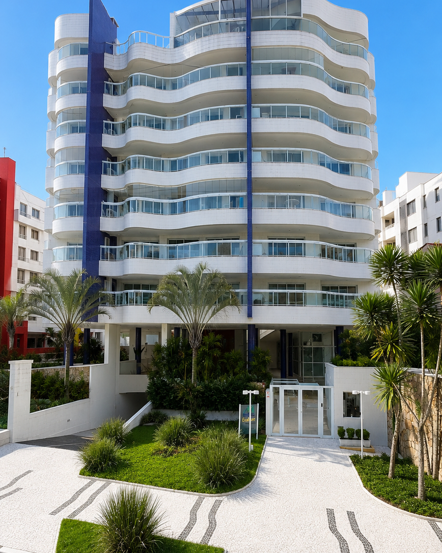 Fachada do Edifício Ecomare, Módulo 02, Riviera de São Lourenço, Bertioga