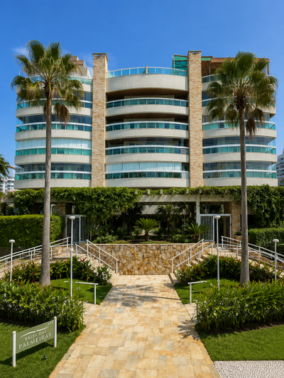 Fachada do Edifício Brisa das Palmeiras, Módulo 02, Riviera de São Lourenço