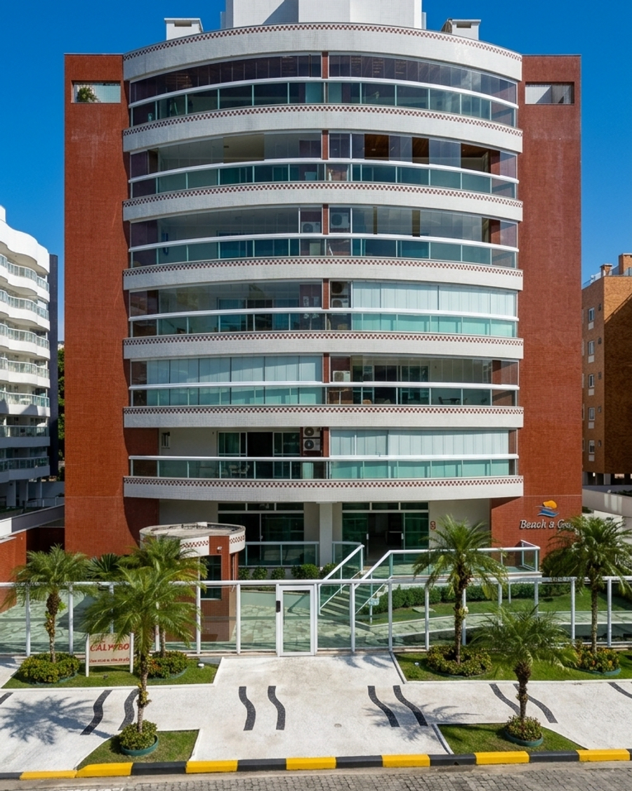 Fachada do Edifício Calypso, Módulo 02, Riviera de São Lourenço, Bertioga