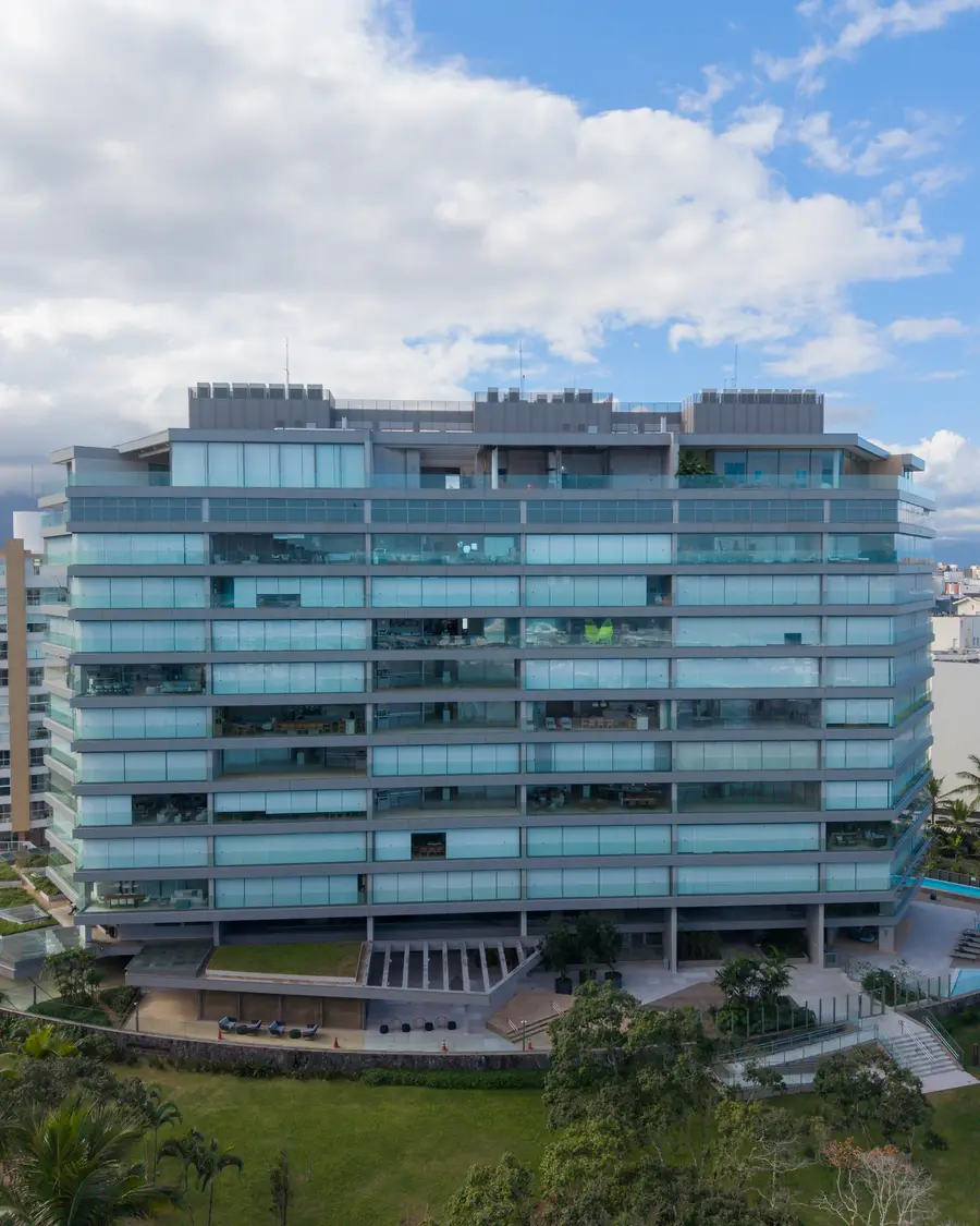 Fachada do Edifício Almirante, Módulo 03, Riviera de São Lourenço, Bertioga
