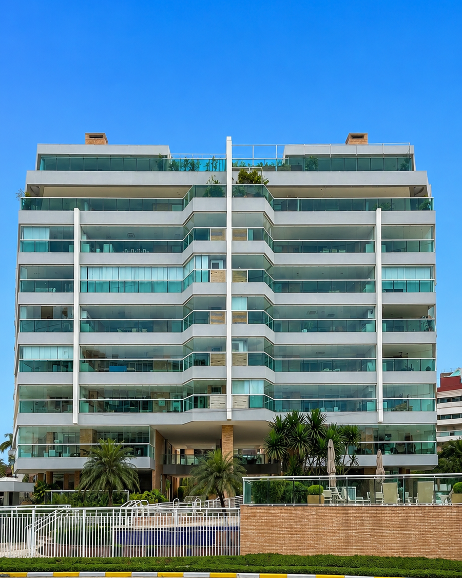 Fachada do Edifício Cap Martin, Módulo 04, Riviera de São Lourenço, Bertioga