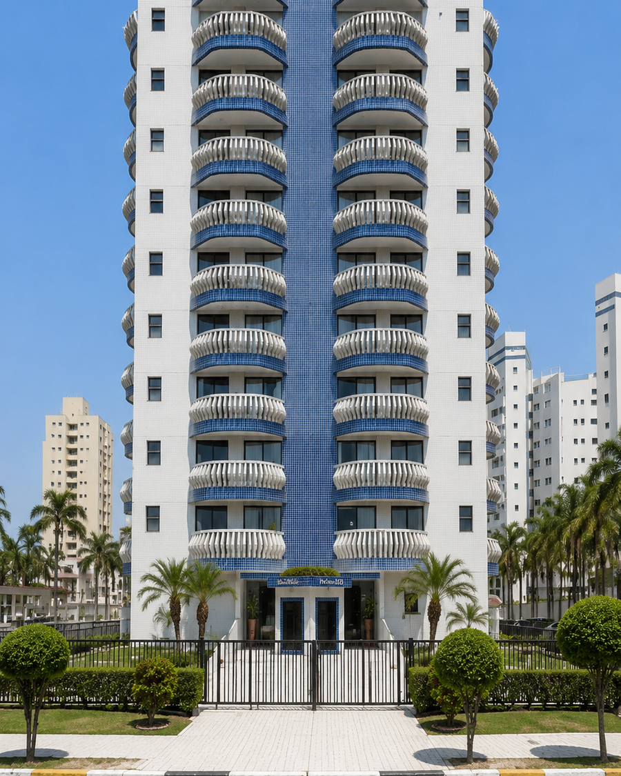 Fachada do Edifício Pacific, Módulo 06, Riviera de São Lourenço, Bertioga