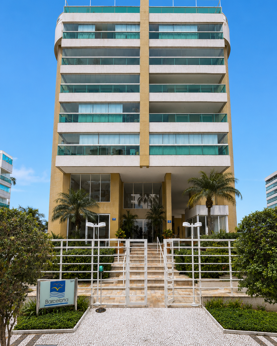 Fachada do Edifício Barcelona, Módulo 02, Riviera de São Lourenço, Bertioga