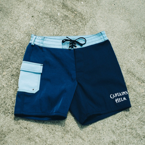 CAPTAINS HELM × PIPPEN STORE. DOCK WORKER BOARD SHORTS | pippenstore