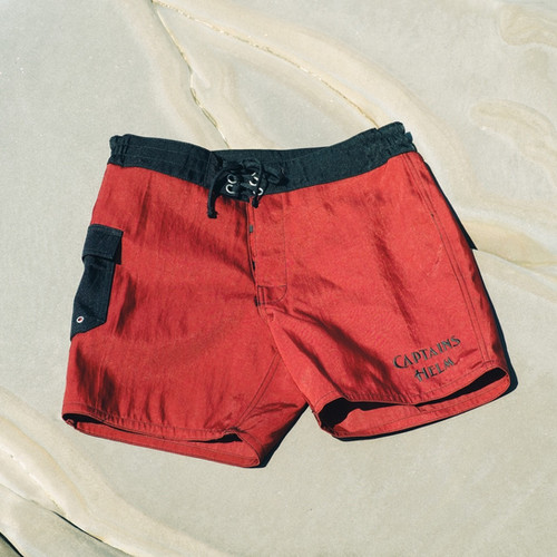 CAPTAINS HELM × PIPPEN STORE. DOCK WORKER BOARD SHORTS | pippenstore