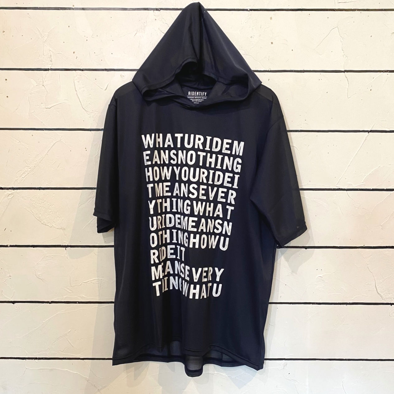 AIDENTIFY SUN GUARD TEE WITH HOOD "INDEX"