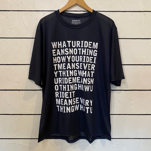 AIDENTIFY カットアウトTシャツ Medium AIDENTIFY SUN GUARD TEE ”INDEX