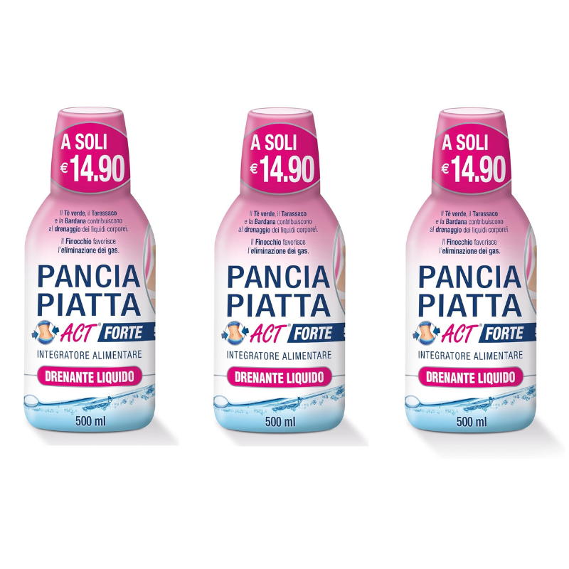 Miniatura: pancia piatta act forte integratore liquido