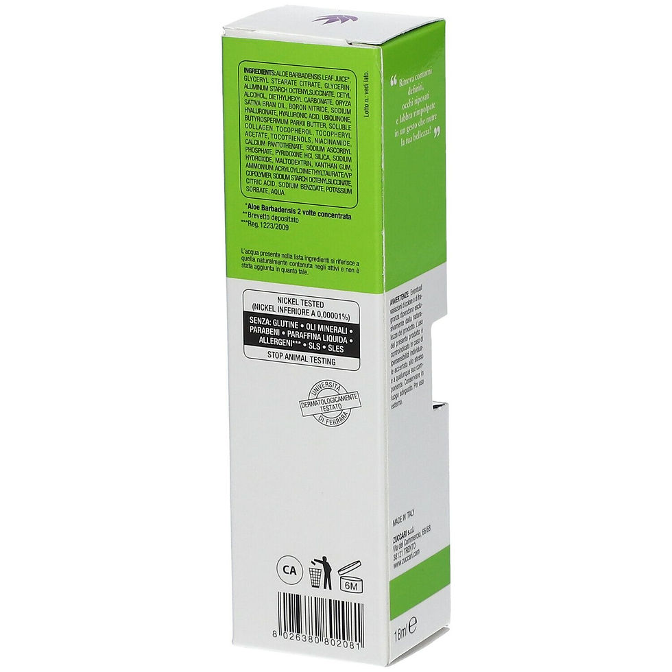 Miniatura: Zuccari [aloeverax2] Contorno Occhi, Labbra -Anti Age - 18 ml