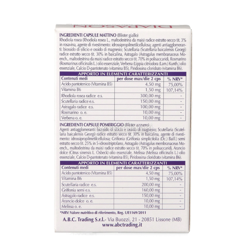 Diapason omeodinamico retro scatola