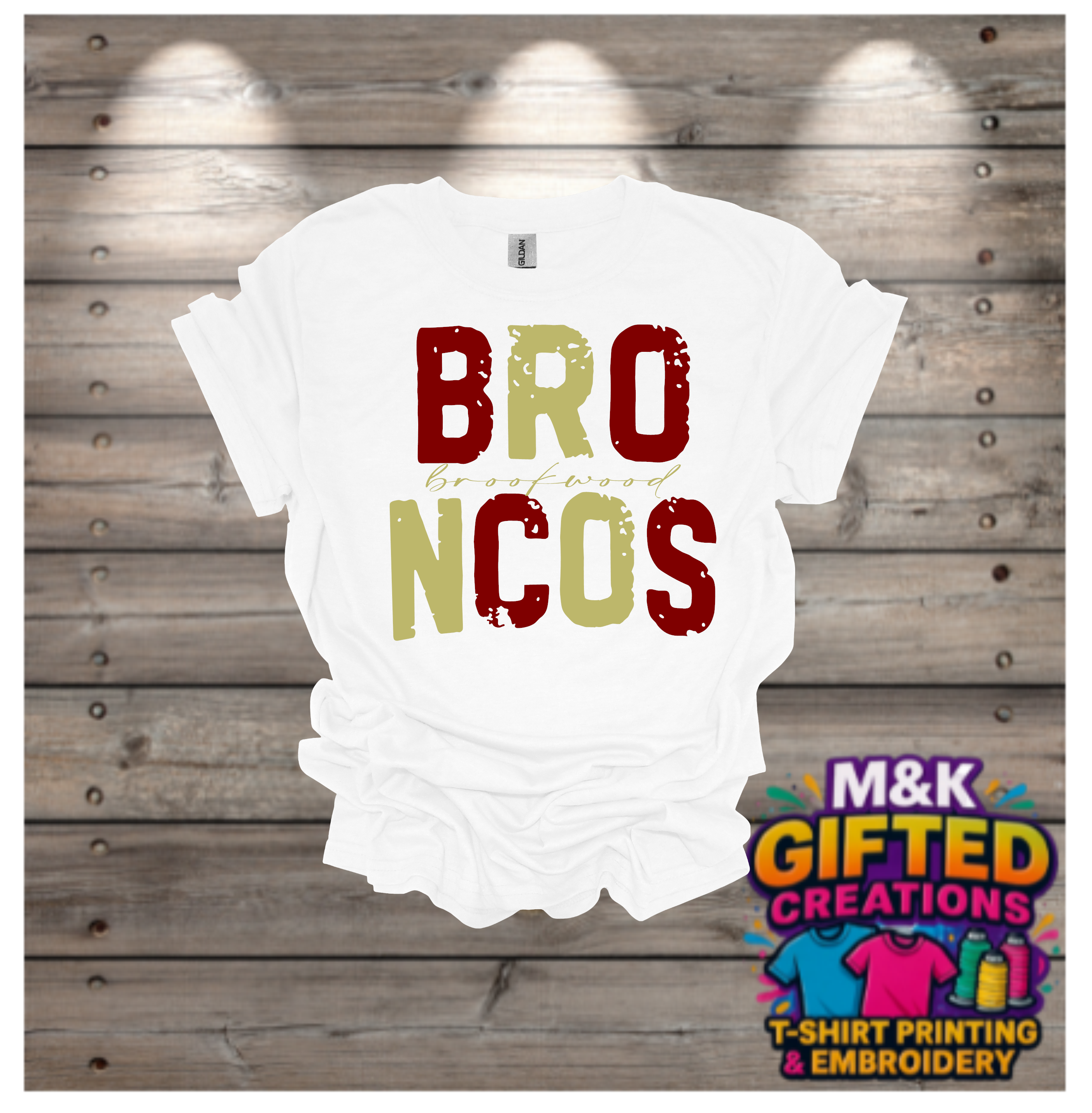 BFA  Broncos block letter tshirt, sweatshirt hoodie