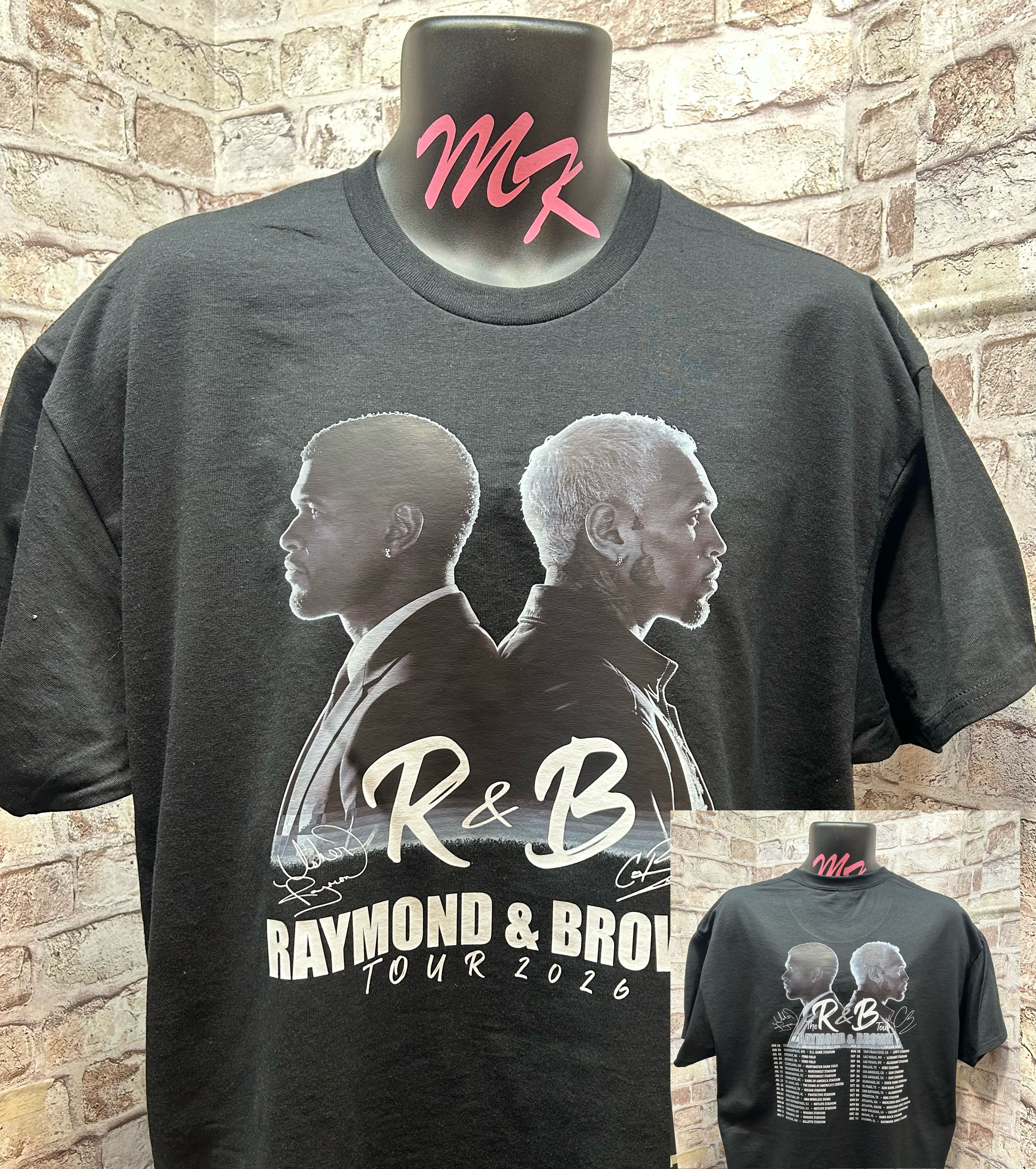 The R&B Tour shirt, Chris Brown & Usher