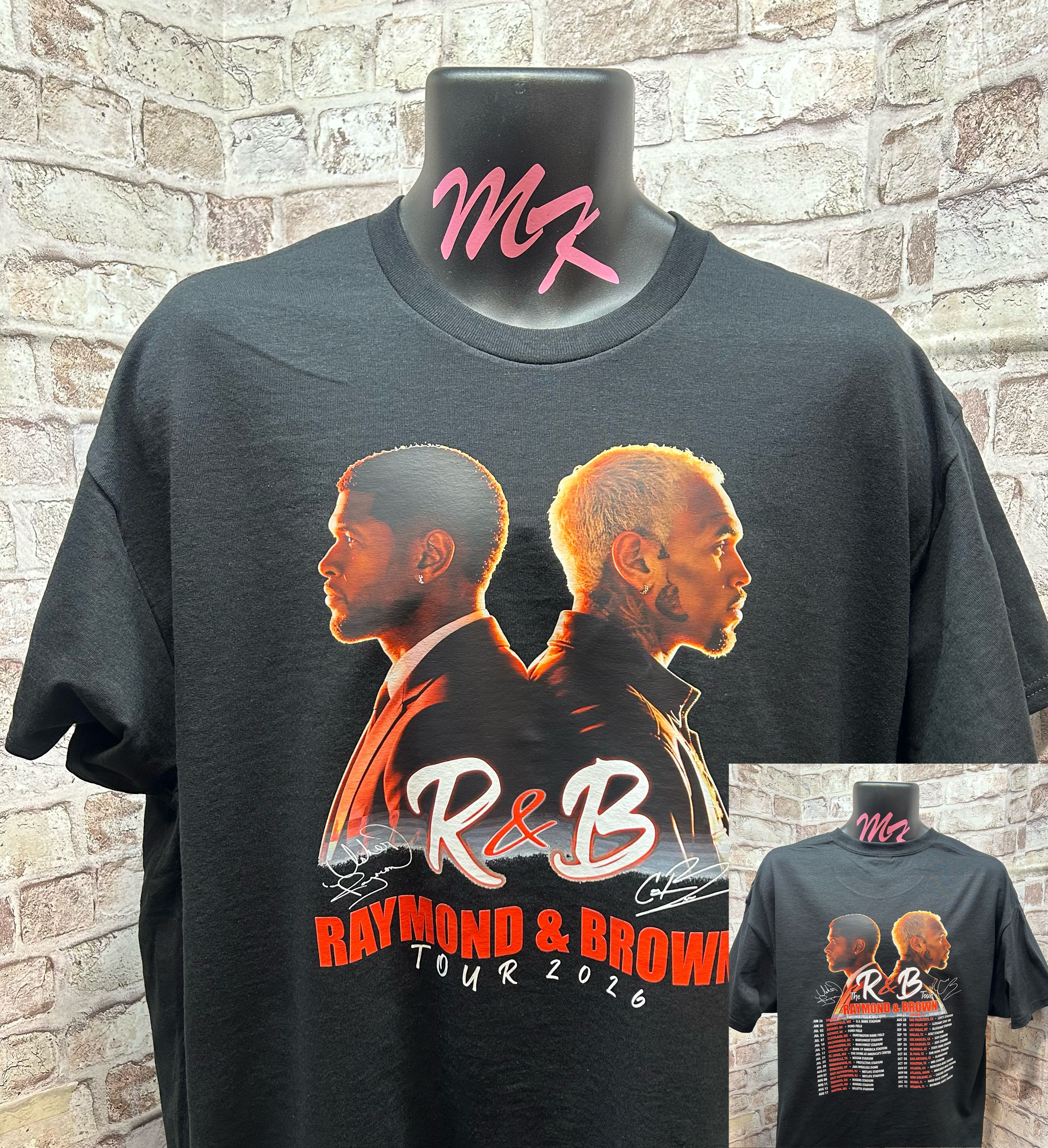 The R&B Tour shirt, Chris Brown & Usher