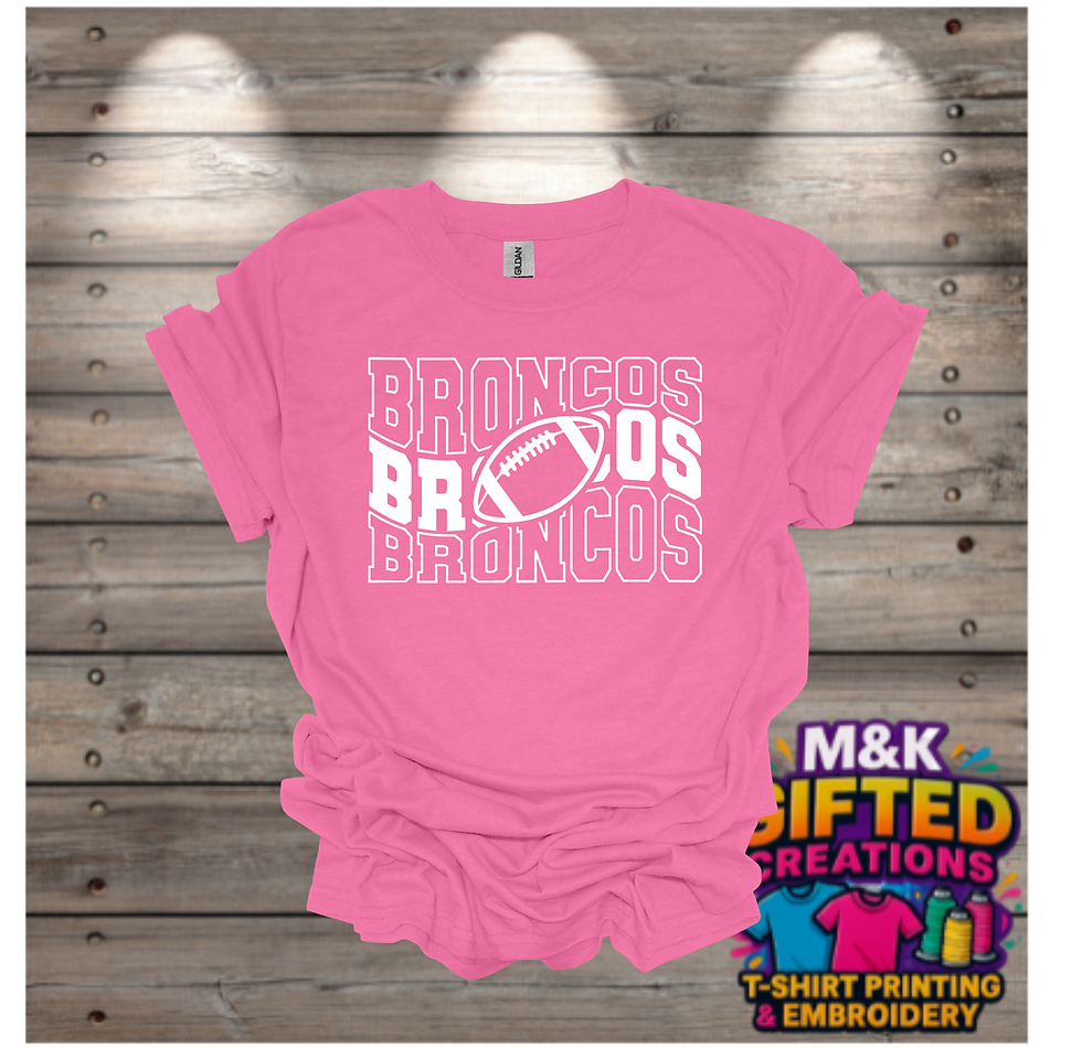 Thumbnail: BFA  Brookwood Broncos Football tshirt, sweatshirt hoodie