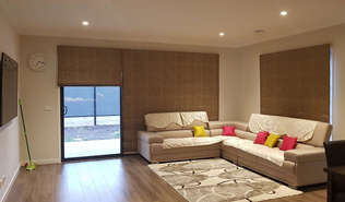 Roman Blinds Done by Majestic Curtains a