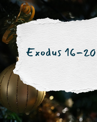 God’s Provision and the Covenant at Mount Sinai ♡ Exodus 16-20