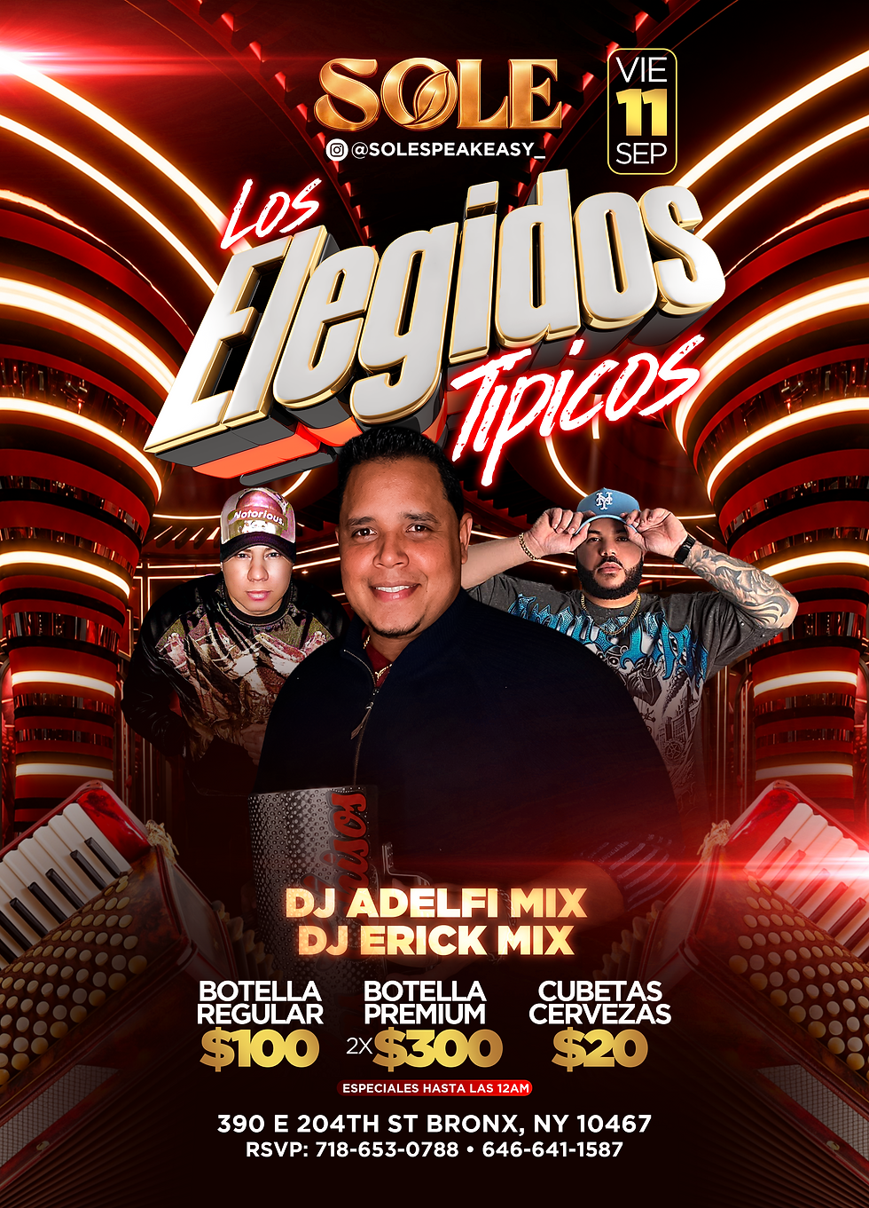 Los Elegidos Típicos en Vivo en Sole Speakeasy! 🥂💃