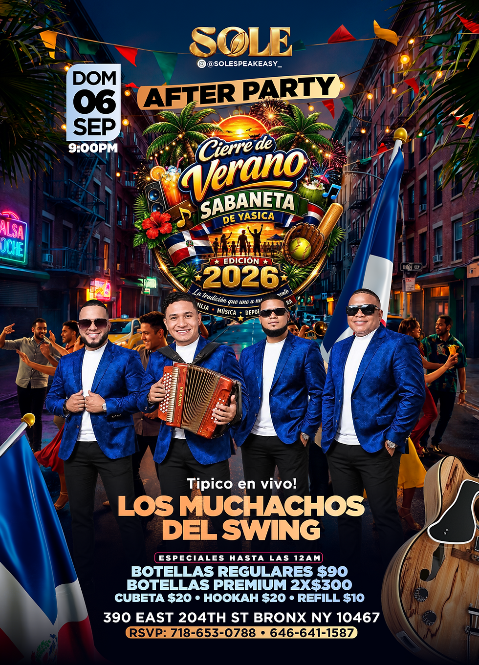Los Muchachos del Swing en vivo en Sole Speakeasy! 🥂🎶