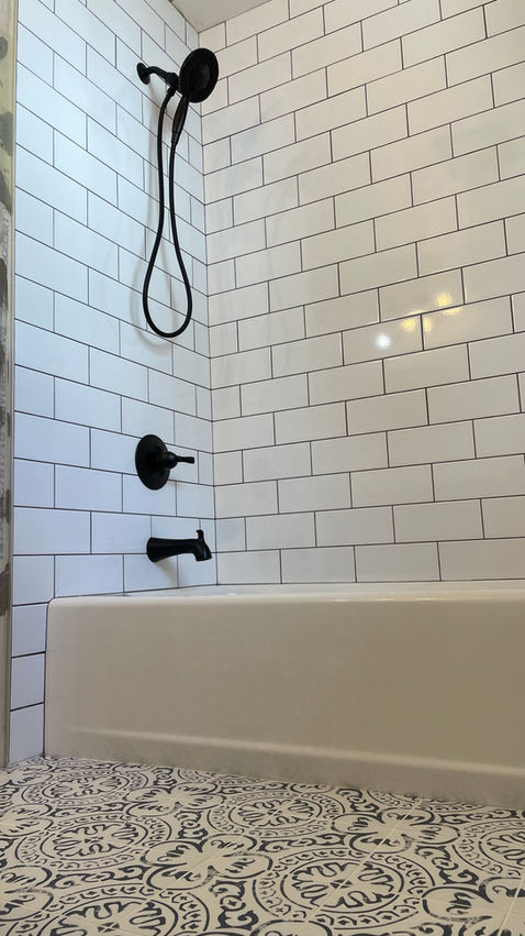 White tile